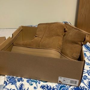 Platform Mini Ugg in Chestnut